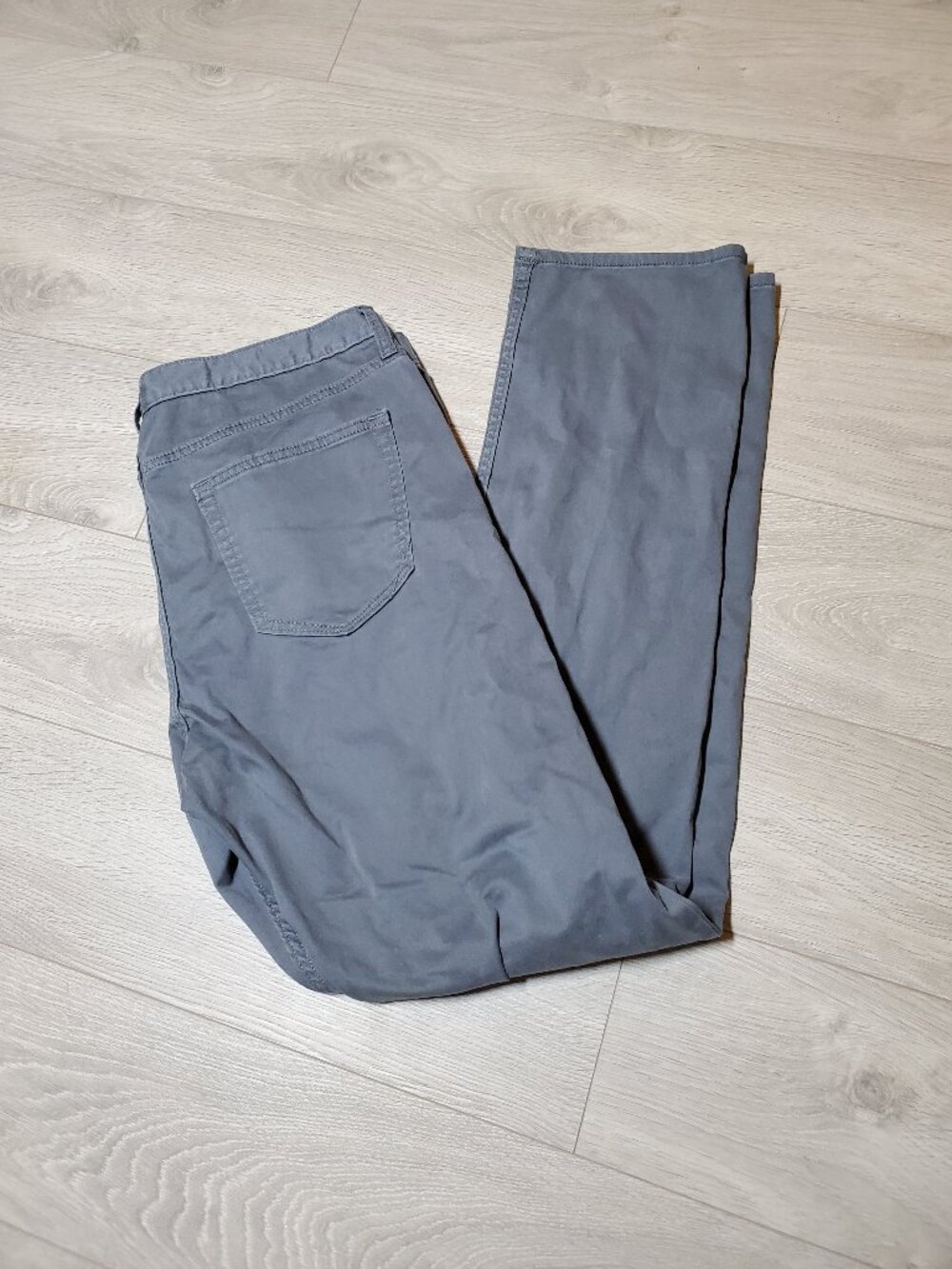 Banana Republic Men's Grey Suede Cotton Pants 34x32